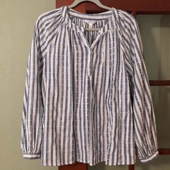 Eyelet Button Down - Picture 1 of 2